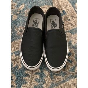 Vans Asher slip-ons Perforated leather - 8.5